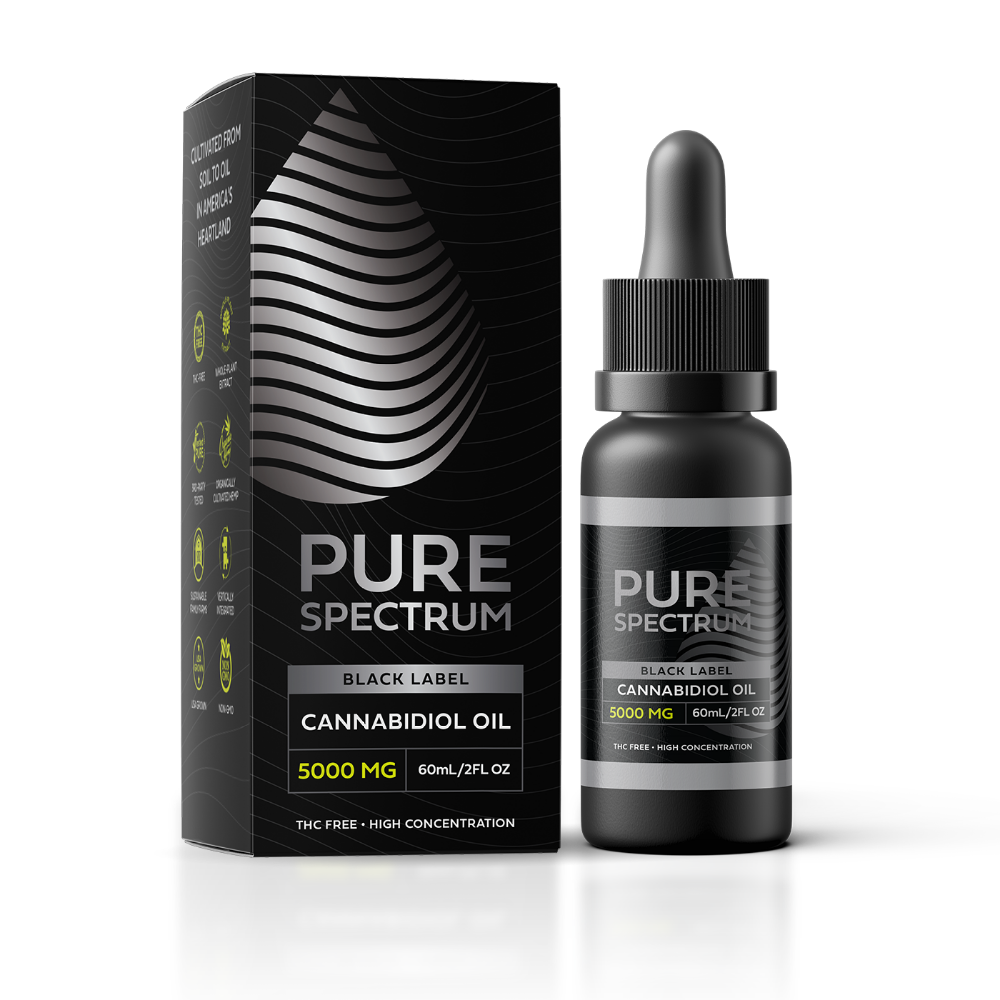 Pure Spectrum Black Label 5000mg CBD Oil